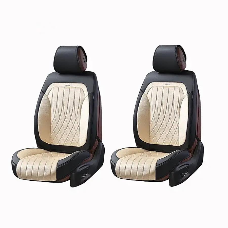 Чехлы на сиденья Elegant 700 234 передние алькантара/искусственная кожа 3D MODENA Бежевый (520132)