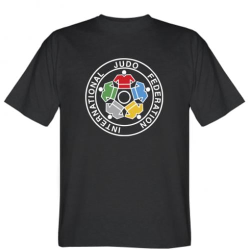 Футболка чоловіча International Judo Federation L Чорний (17425269-2-200560-L)