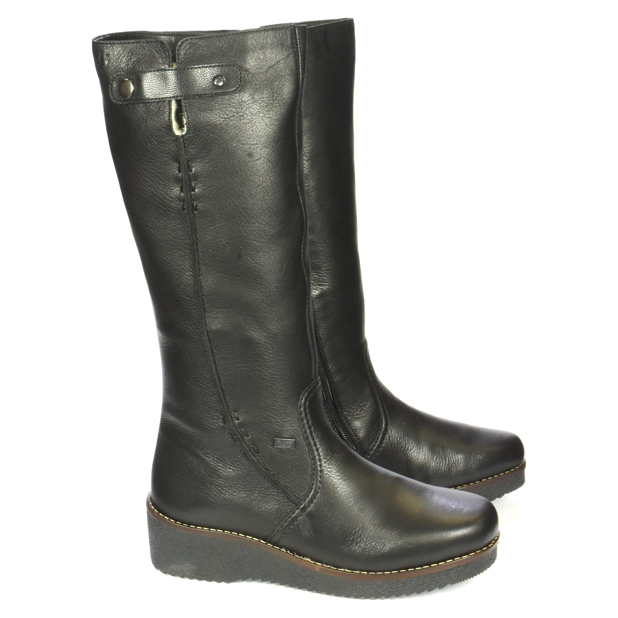 Чоботи жіночі зимові Rieker р. 36 Чорний (011337-36) - фото 4