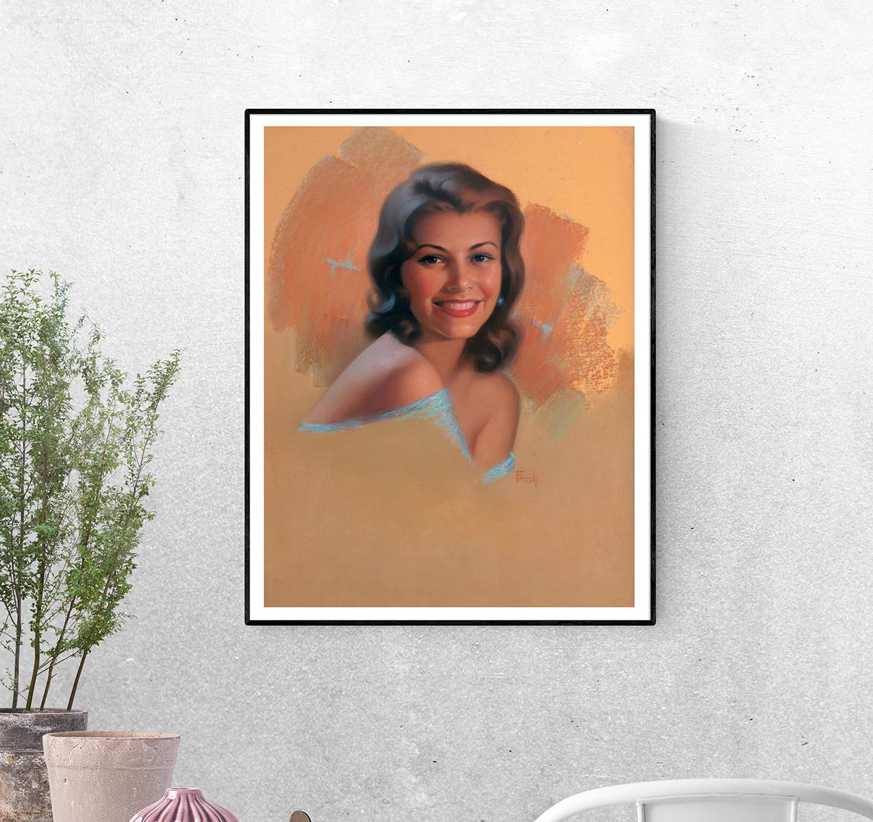 Постер Портрет. Её улыбка. Перл Фруш формат А-2 (pin_up010080_Poster)