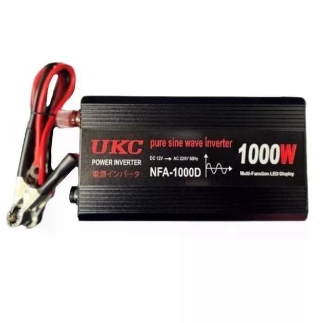 Инвертор автомобильный 1000 Вт 12 В-220 В с USB-портом (18920)