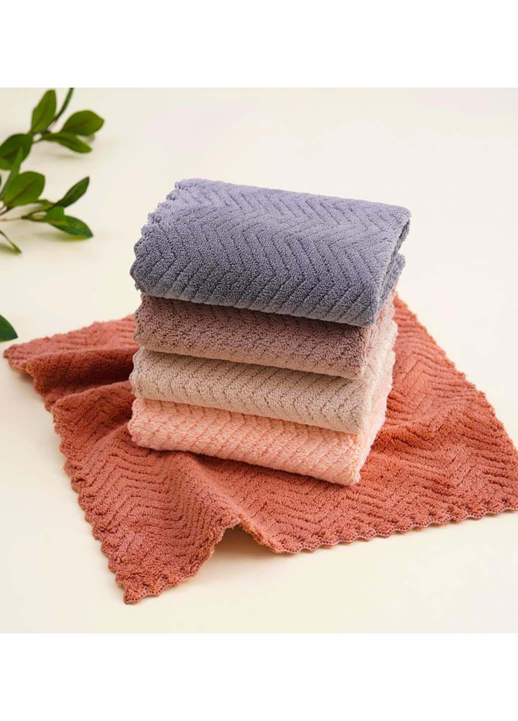 Набор кухонных салфеток микрофибра 5 шт. 30х30 см (882)