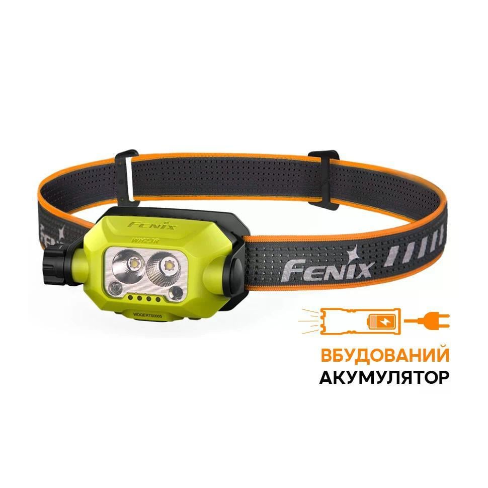 Ліхтар Fenix WH23R Type-C 600 lm 100 м (27831932) - фото 3 Ліхтар Fenix WH23R Type-C 600 lm 100 м (27831932) - фото 3