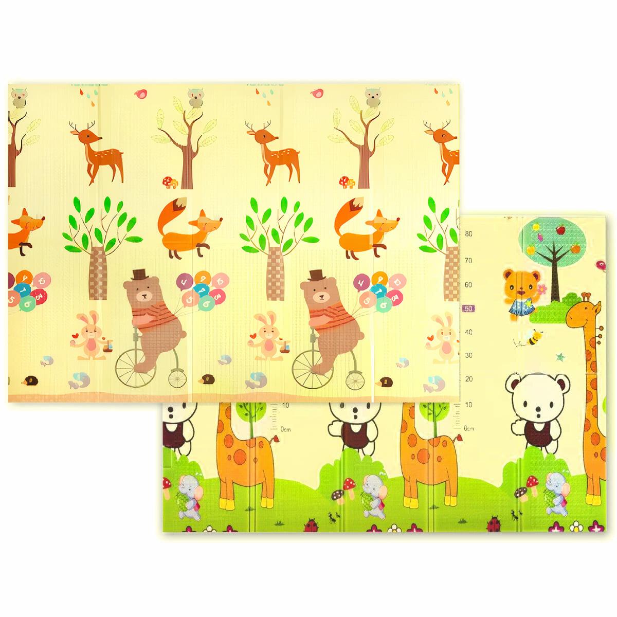 Термоковрик детский складной развивающий Мишка на велосипеде 200х180х1 см (248 SW-00000166) Термоковрик детский складной развивающий Мишка на велосипеде 200х180х1 см (248 SW-00000166)