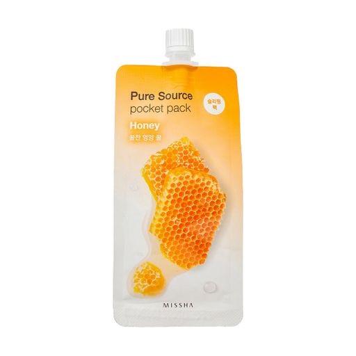 Маска для лица ночная с экстрактом меда MISSHA Pure Source Pocket Pack Honey 10 мл (1502838076)