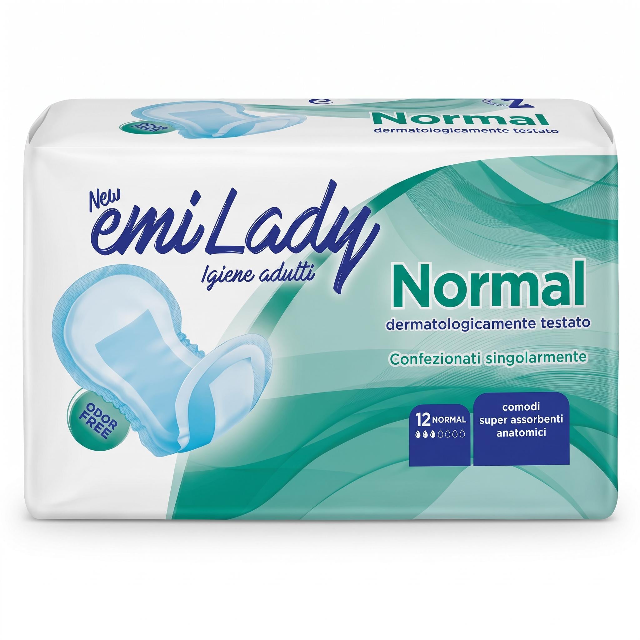 Урологические прокладки женские Emi Lady Normal 3 капли 12 шт. (000007172)
