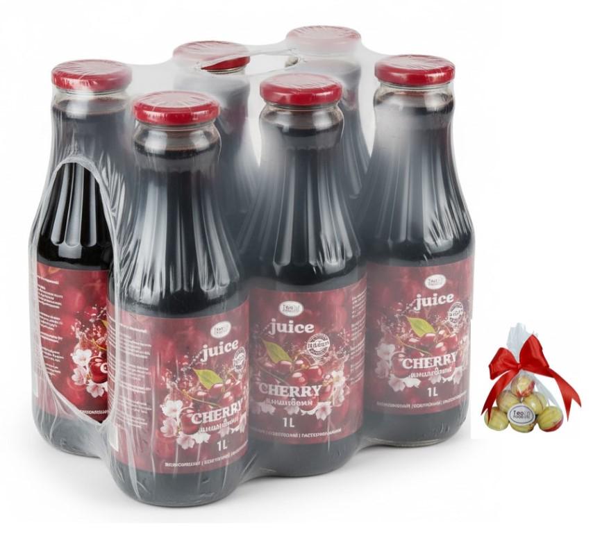 Сок восстановлен Вишневый с орешками 1 л х 6 шт. (31577872) Сок восстановлен Вишневый с орешками 1 л х 6 шт. (31577872)