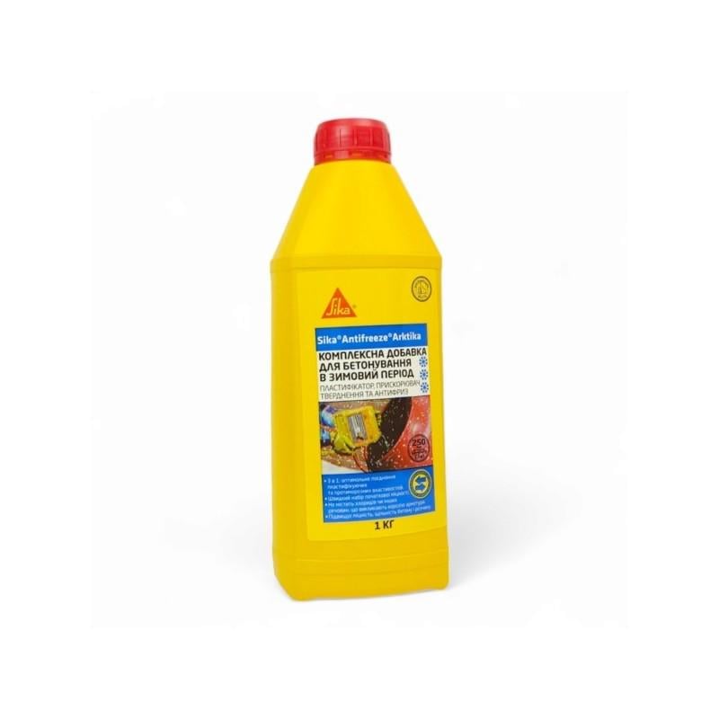Добавка противоморозная пластификатор для бетона Sika Antifreeze 1 кг.