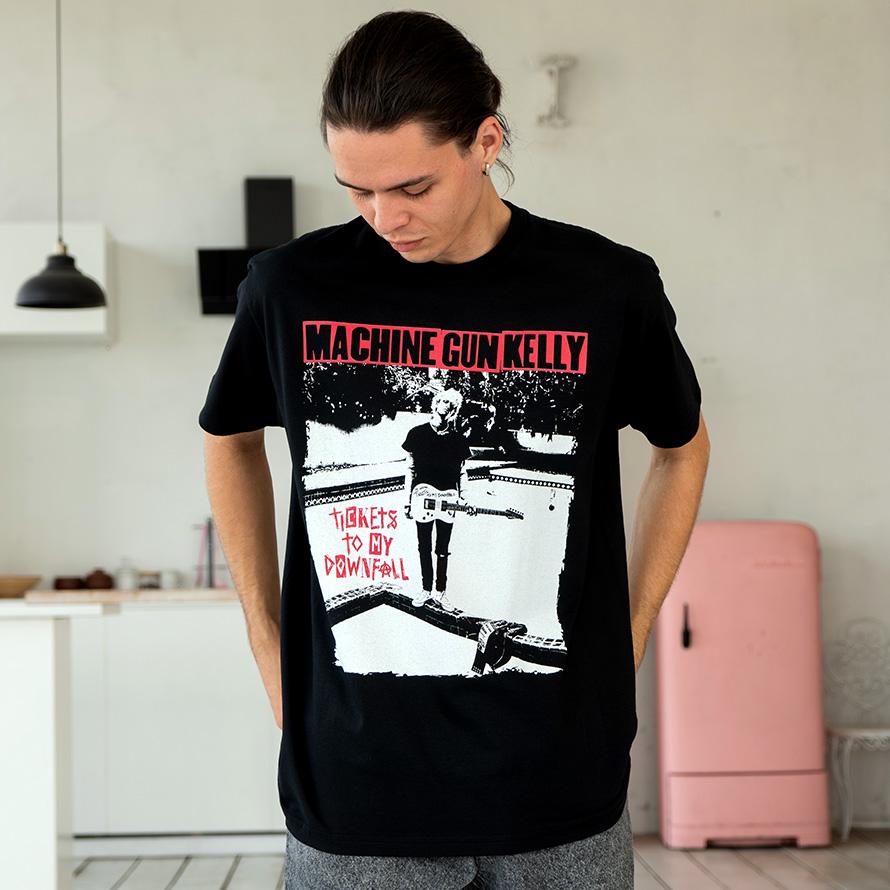 Футболка унісекс Machine Gun Kelly Tickets To My Downfall XL Чорний (00000010822)