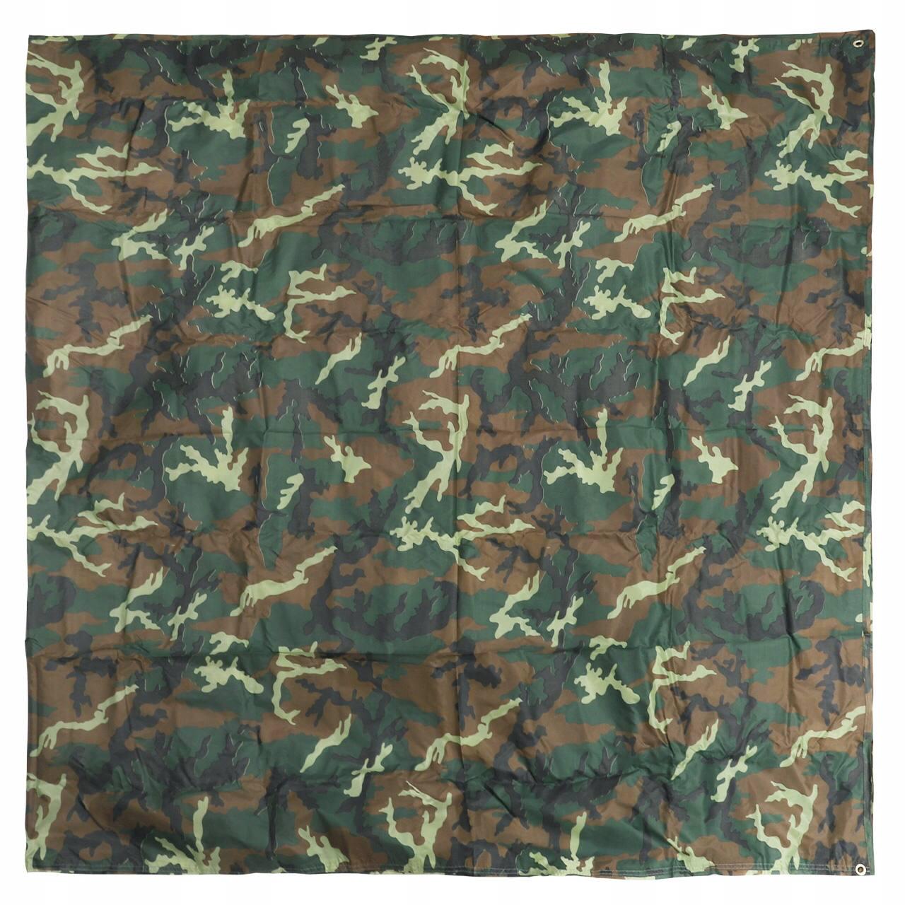 Брезент військовий MFH камуфляж 2x3 м Camo (32421X) - фото 3