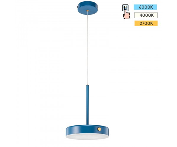Светильник подвесной BUTTON LED Blue - фото 2