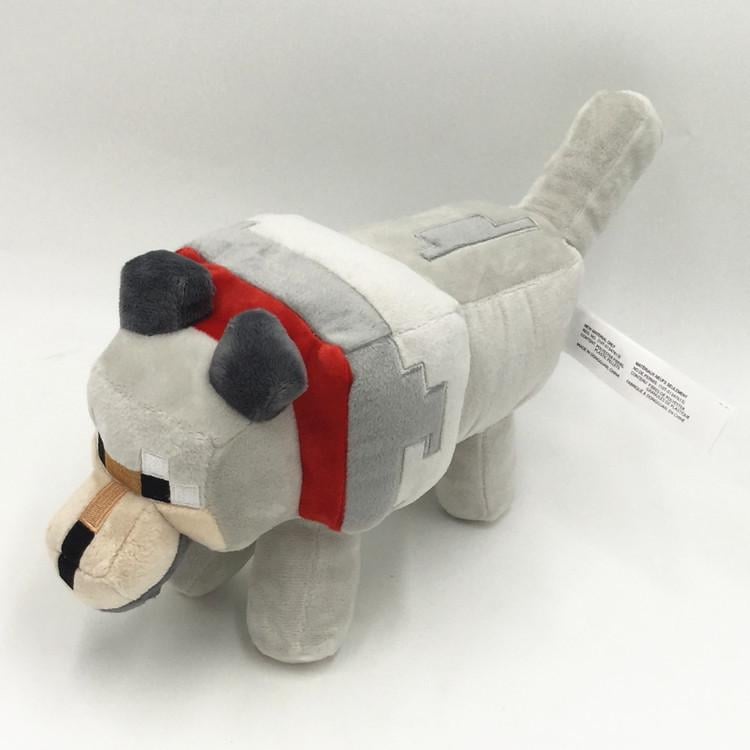 Игрушка мягкая волк майнкрафт 35 см (10996)