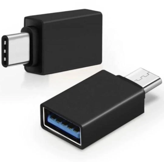 Перехідник з телефона на флешку USB OTG-01 Type-C Чорний (11640355) - фото 2