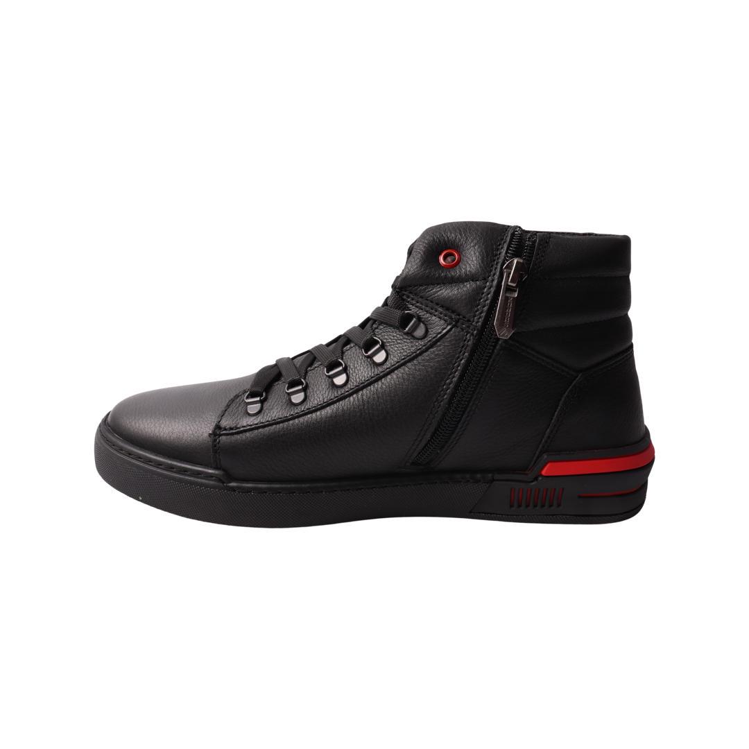 Ботинки мужские Konors из кожи р. 40 Черный (608-22ZHC) - фото 2