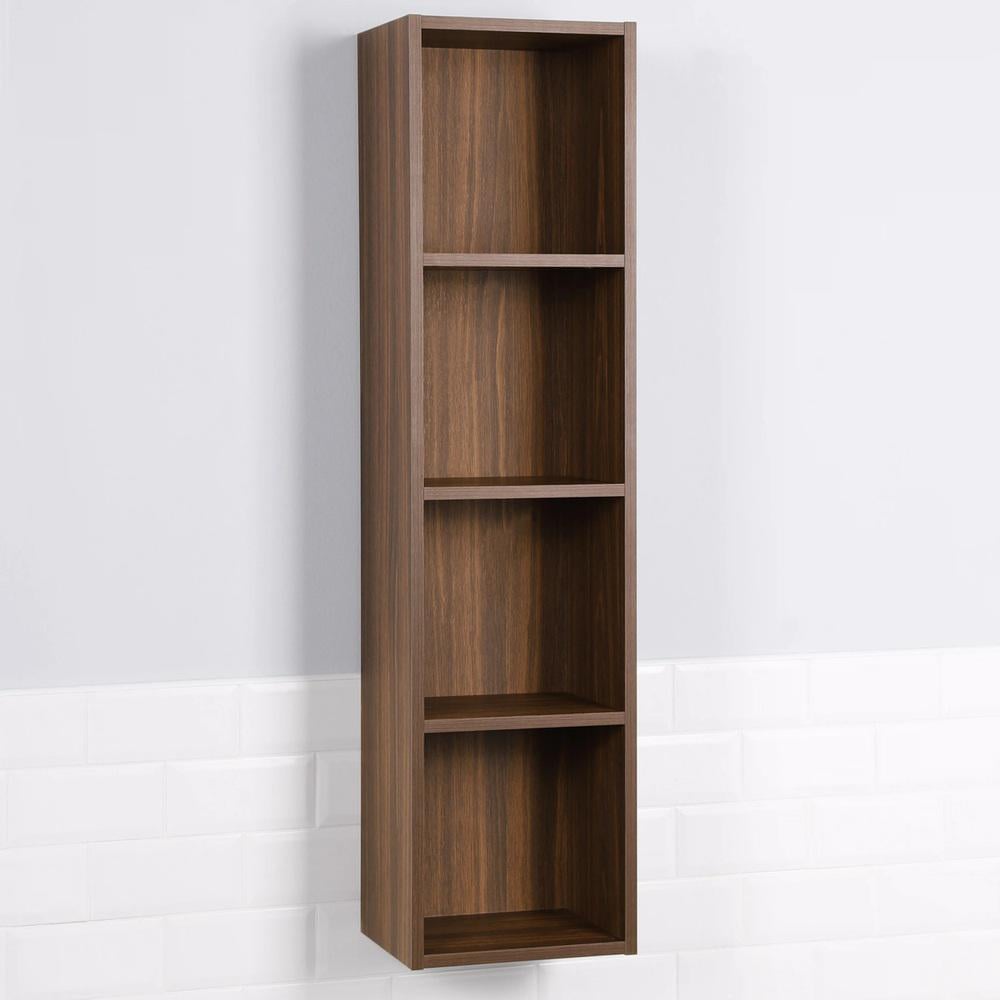 Пенал-стеллаж подвесной MVK Vostok Lite 40 В1 400х250х1200 мм Дуб Бурбон 8093br) - фото 2 Пенал-стеллаж подвесной MVK Vostok Lite 40 В1 400х250х1200 мм Дуб Бурбон 8093br) - фото 2