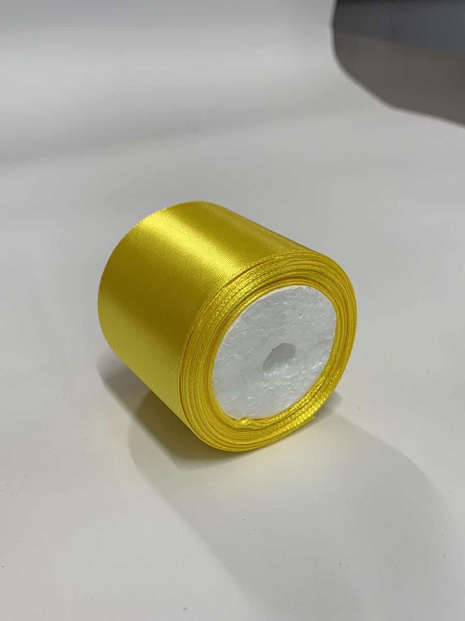 Стрічка атласна 4 см Жовтий (1617948488) Стрічка атласна 4 см Жовтий (1617948488)