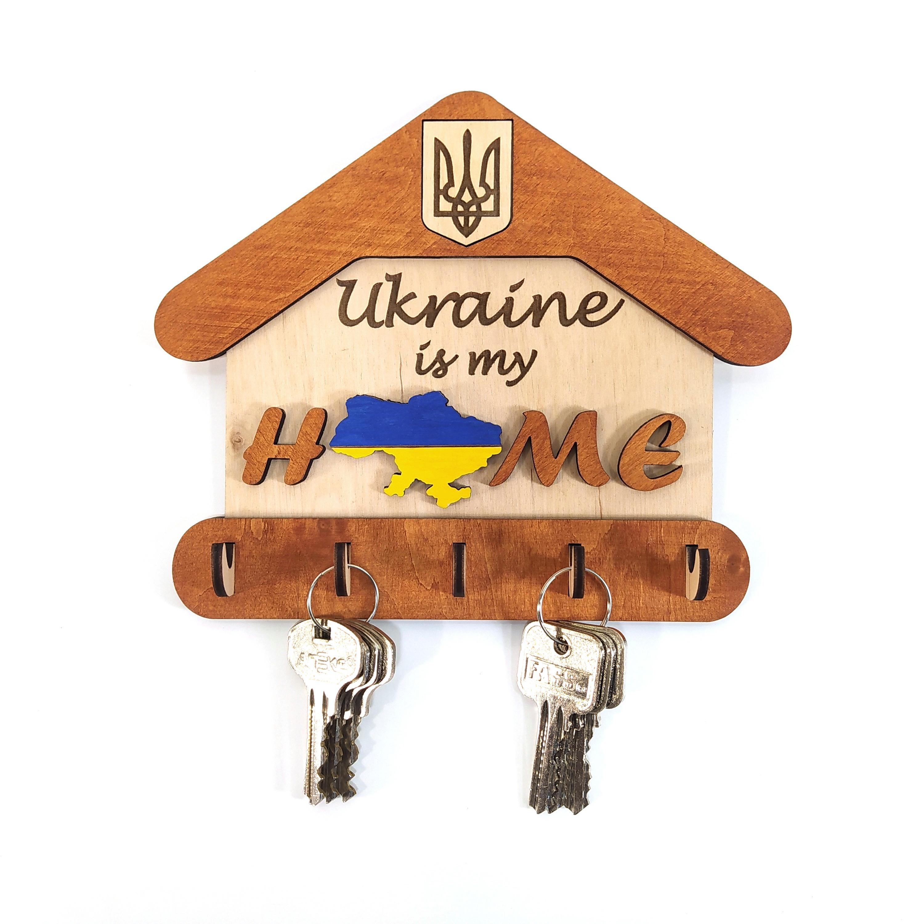 Ключница Майстерня містера Томаса Ukrain is my HOME Герб 20x16,5 см - фото 2