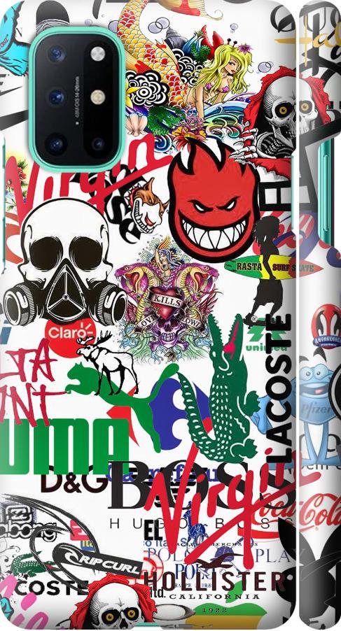 Чехол на OnePlus 8T Many different logos (4022m-2113-42517) Чехол на OnePlus 8T Many different logos (4022m-2113-42517)