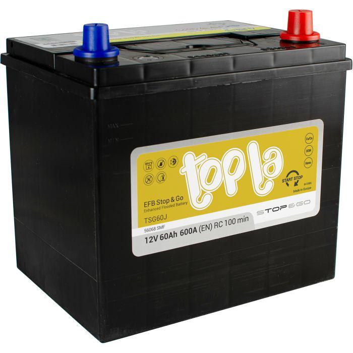 Аккумулятор Topla EFB Euro 112260 65Ah 12V