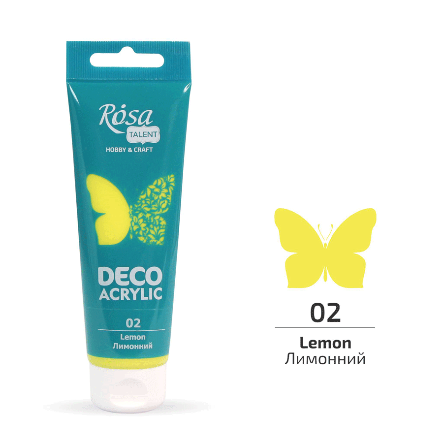 Акриловая краска ROSA Talent 322202 4 шт. 75 мл Лимонный матовый/02 (4823098529668) - фото 1 Акриловая краска ROSA Talent 322202 4 шт. 75 мл Лимонный матовый/02 (4823098529668) - фото 1