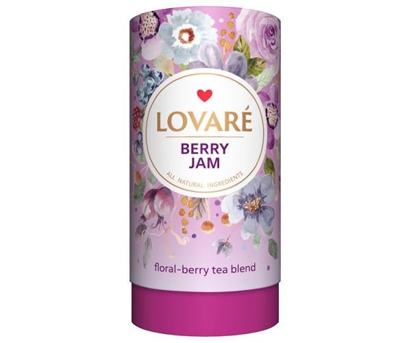 Чай Lovare Ягідний джем 80 г картонний тубус (lov1004)