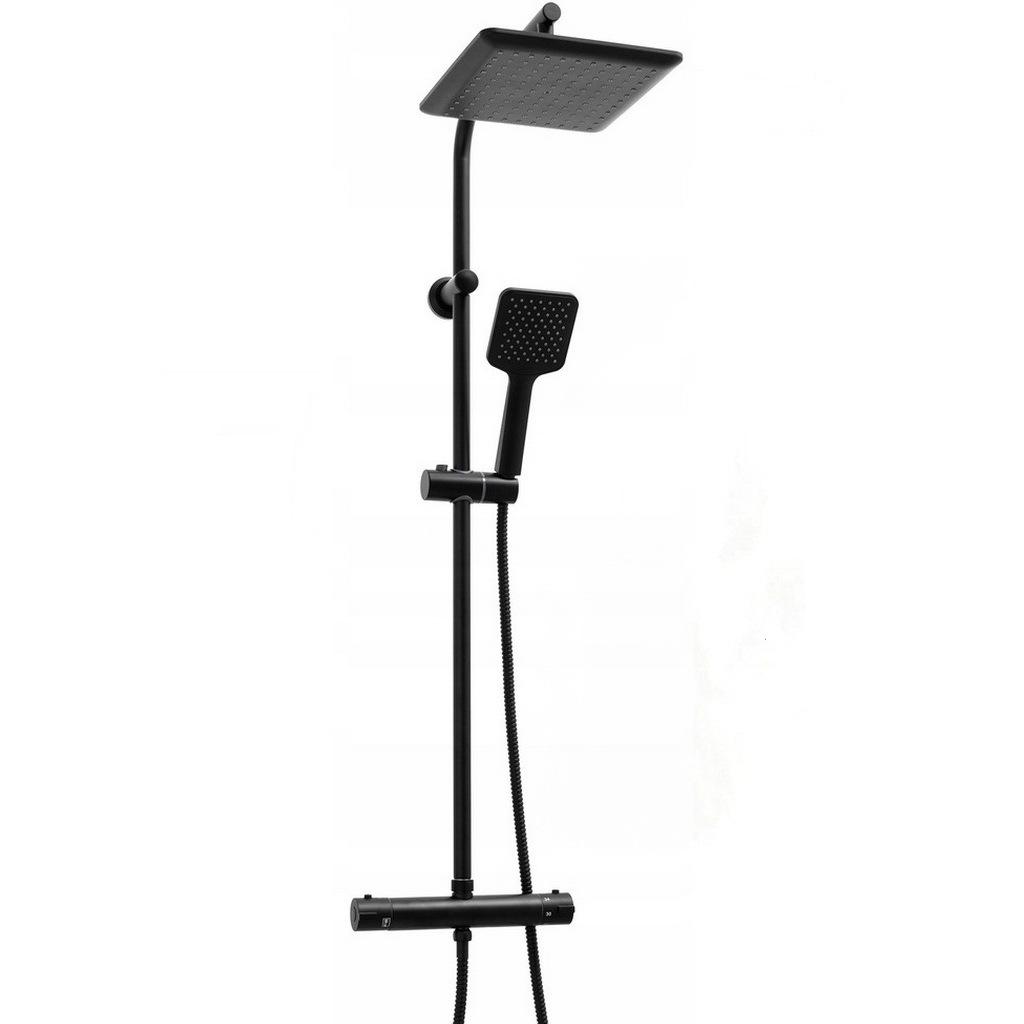 Душевая система с термостатом Yoka BP.BODO-THERM-23-BLK Черный (173432)
