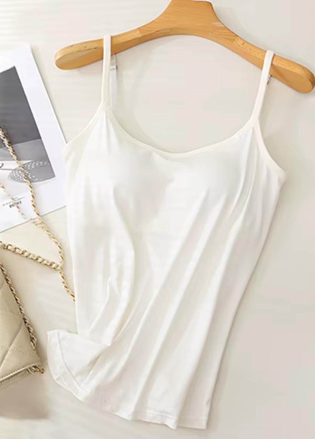 Майка женская Comfort с поролоновыми вкладышами XXL Белый (1519-48-04) - фото 5