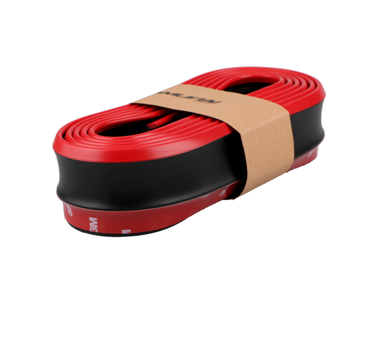 Сплиттер-губа карбоновая 2,5 м на Черный/Красный (1480721739)