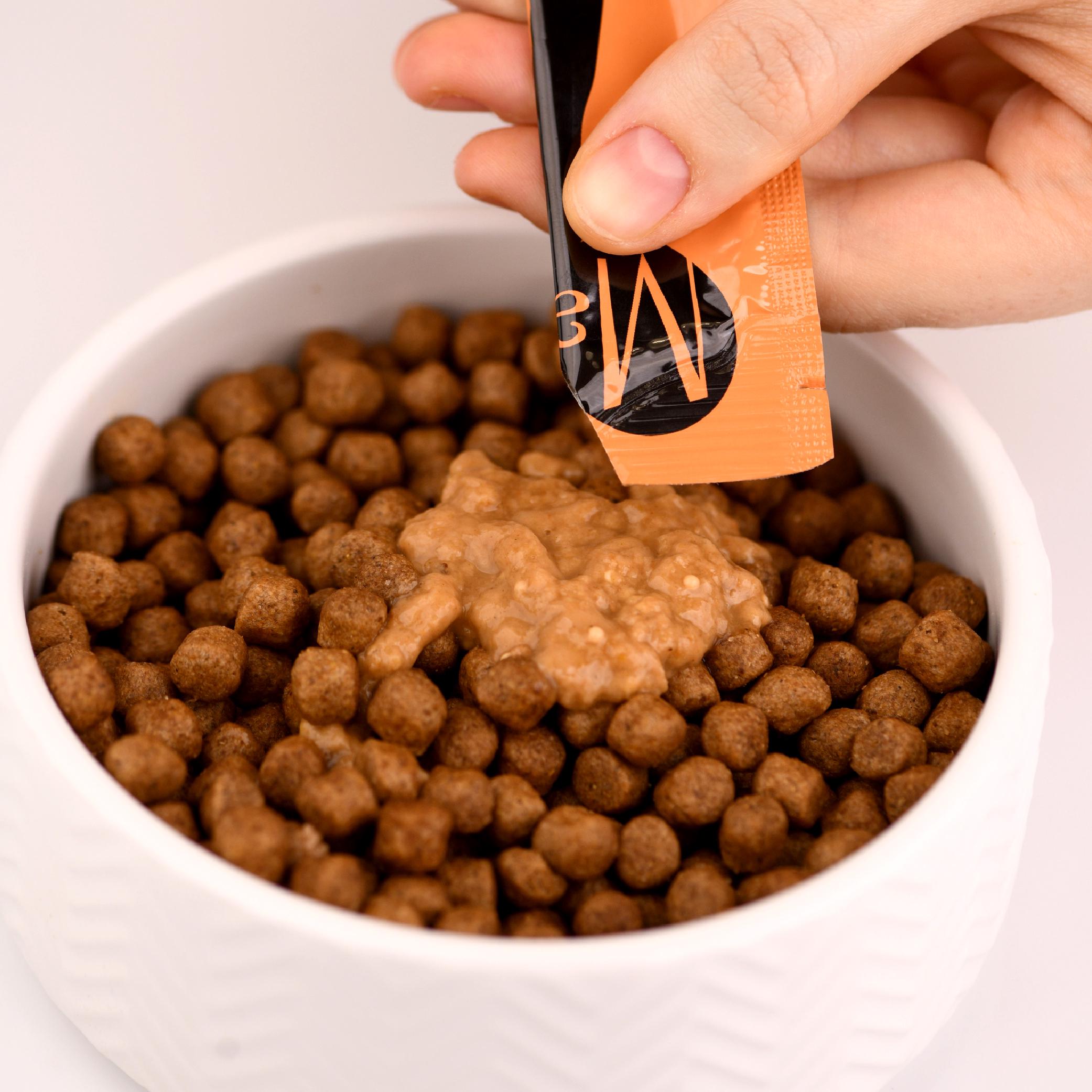 Ласощі для кішок Mavsy Creamy superfood SALMON WITH SCALLOP AND RED CAVIAR FOR CATS філе лосося з морською гребінцем та червоною ікрою 15 г 5 шт. - фото 4 Ласощі для кішок Mavsy Creamy superfood SALMON WITH SCALLOP AND RED CAVIAR FOR CATS філе лосося з морською гребінцем та червоною ікрою 15 г 5 шт. - фото 4