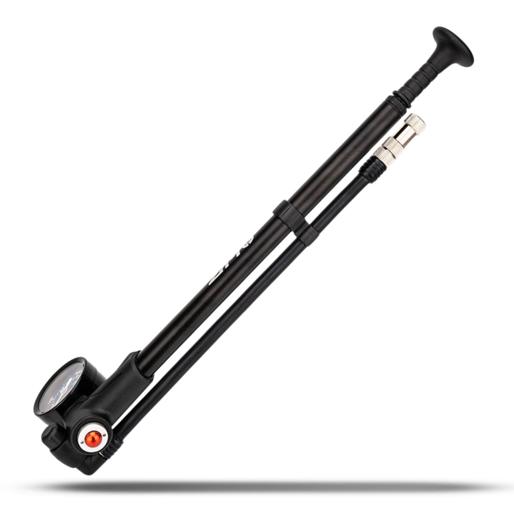 Насос высокого давления для вилок и амортизаторов велосипеда ZTTO 300 PSI для Presta/Schrader Черный (ZTT-SP-6341) (6341)