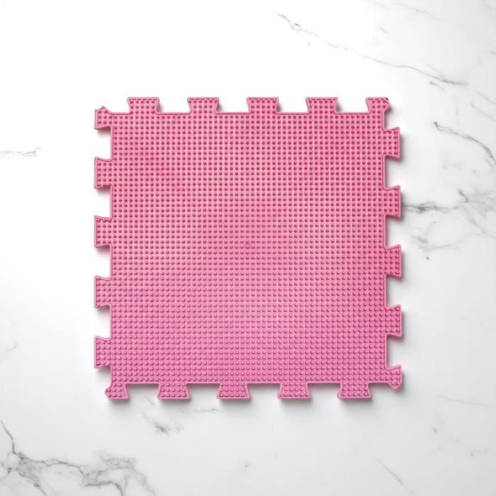 Килимок масажний пазл травичка Рожевий - фото 2 Килимок масажний пазл травичка Рожевий - фото 2