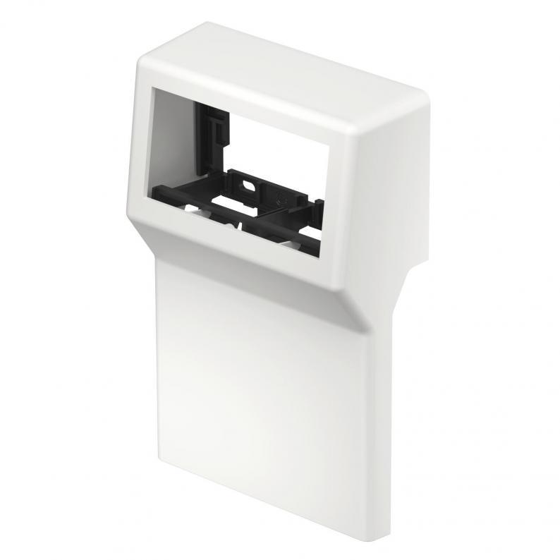 Монтажная коробка OBO Bettermann 116x179x50 мм 2хModul45 ПВХ Белый (6134506)