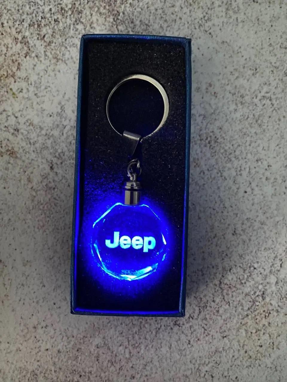 Брелок автомобільний на ключі Jeep з підсвічуванням (Е051072) - фото 2