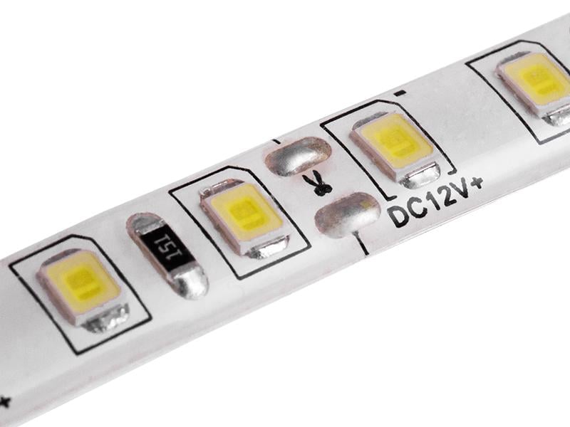 Светодиодная лента 1 м SMD2835 120 LED 12В 9.6Вт/м IP65 6500K холодный белый (35504420) (2512) - фото 2