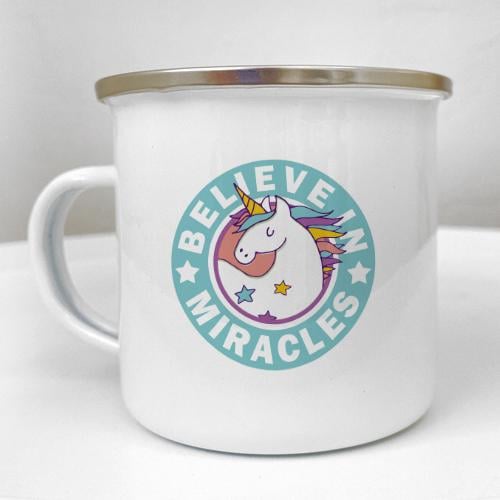 Кружка металлическая Camper "Believe in miracles" 250 мл (KRM_23S033)