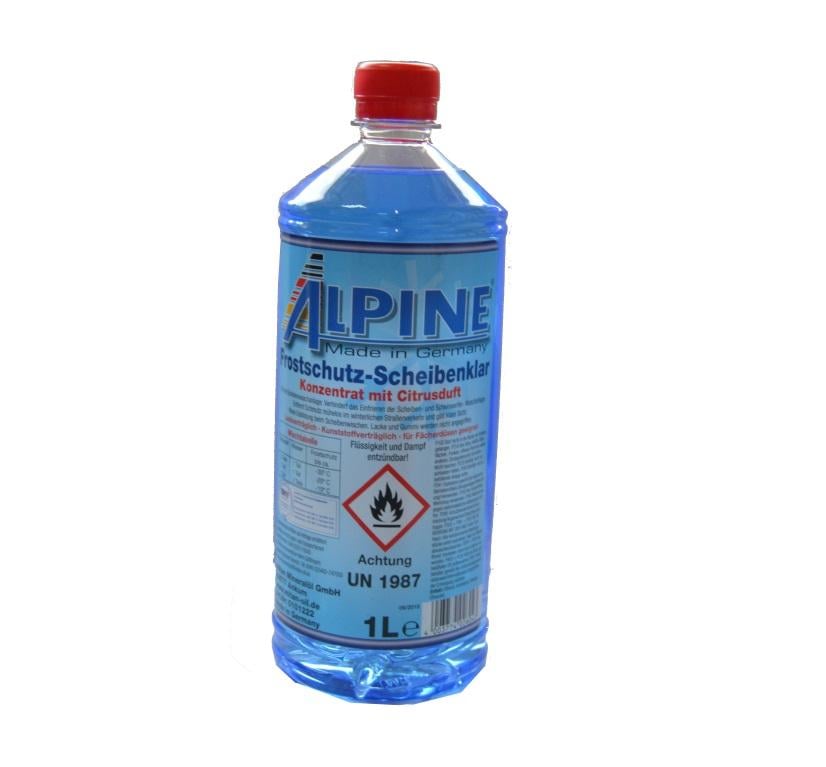 Омивач скла зимовий Alpine Frostschutz Scheibenklar до-80°C концентрат 1 л (25121)