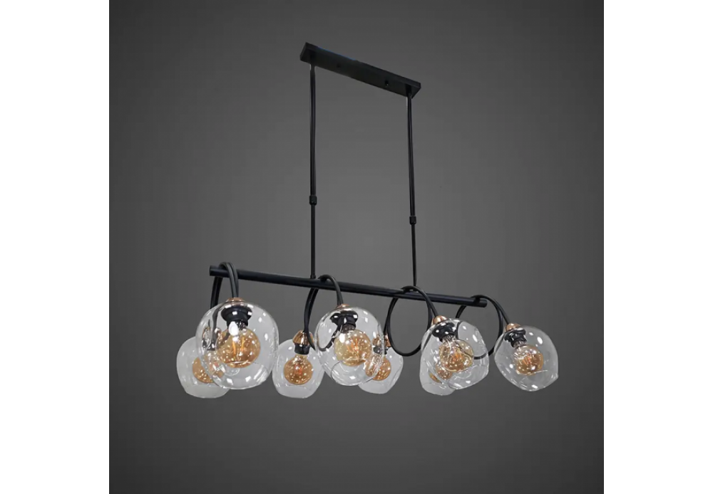 Люстра Levistella 752L7915-8 BK+CL