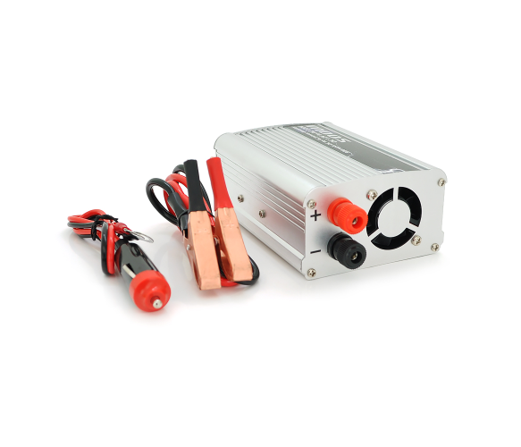 Інвертор напруги Voltronic PI500VA 300Вт 12V 220V з однією розеткою та клемами Сріблястий (PI500ВА) - фото 2 Інвертор напруги Voltronic PI500VA 300Вт 12V 220V з однією розеткою та клемами Сріблястий (PI500ВА) - фото 2