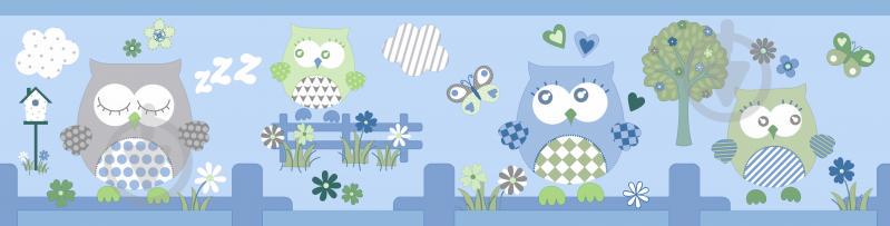 Бумажные детские обои (Бордюр) ICH Coconet 574-2 Разноцветные