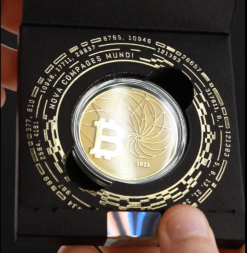 Гаманець крипто ILLI Wallet у вигляді монети металевий 40х4 мм (uaiicb23mv1) - фото 5