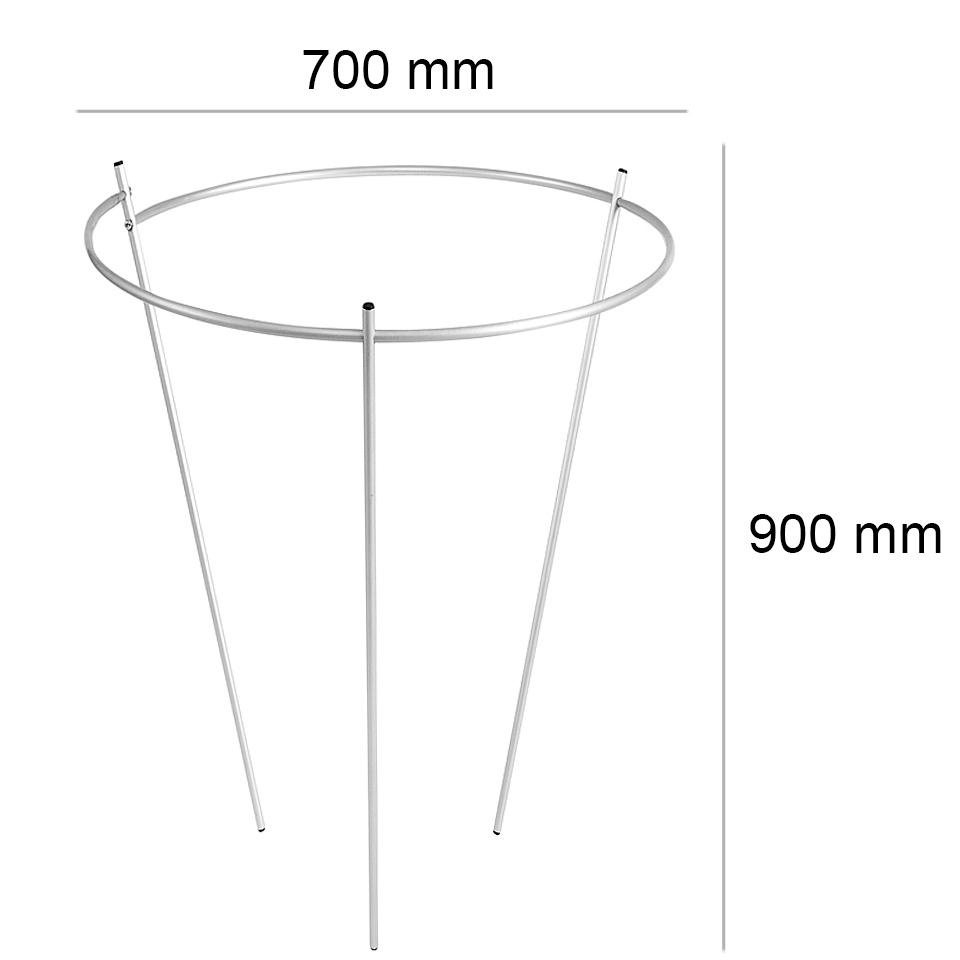 Опора для рослин кільцева 900х700х700 мм (КО-D13/D8-900*700) - фото 2