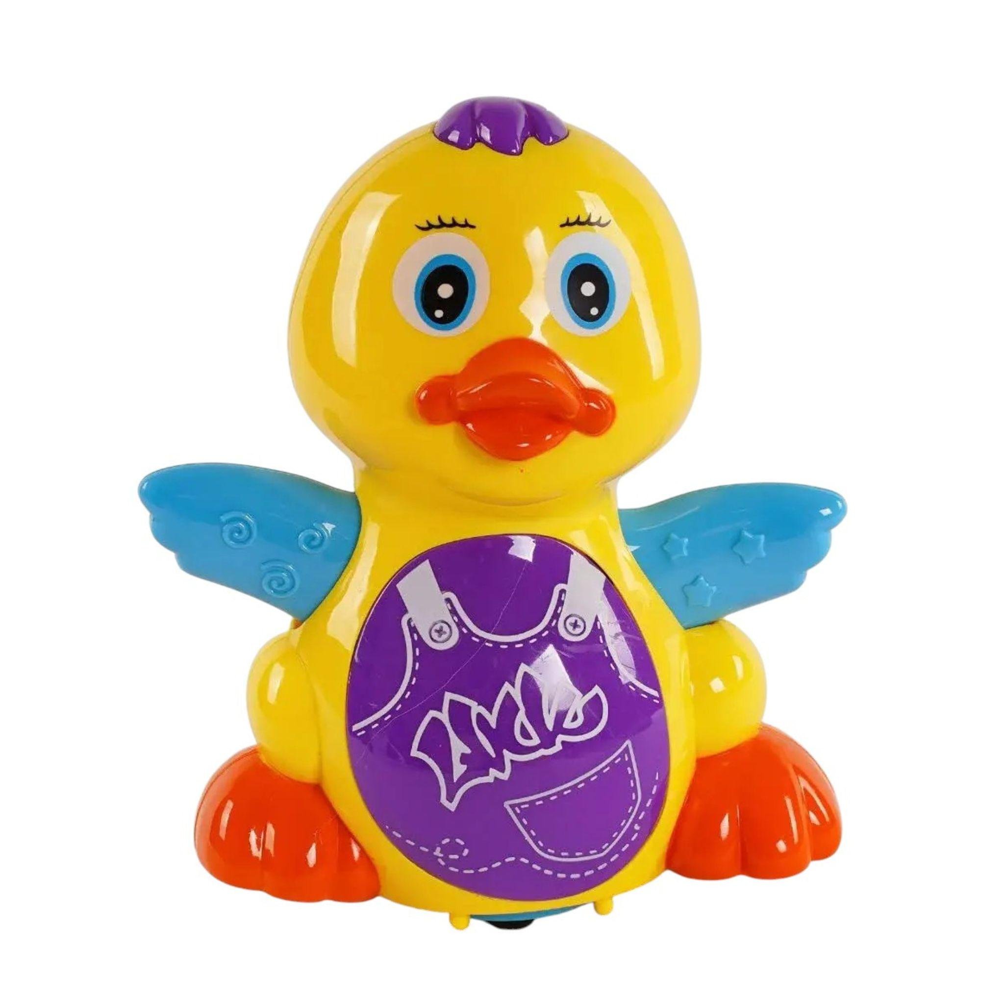 Интерактивная музыкальная игрушка TK Group Утенок с украинской озвучкой LED подсветкой и движением (39071)
