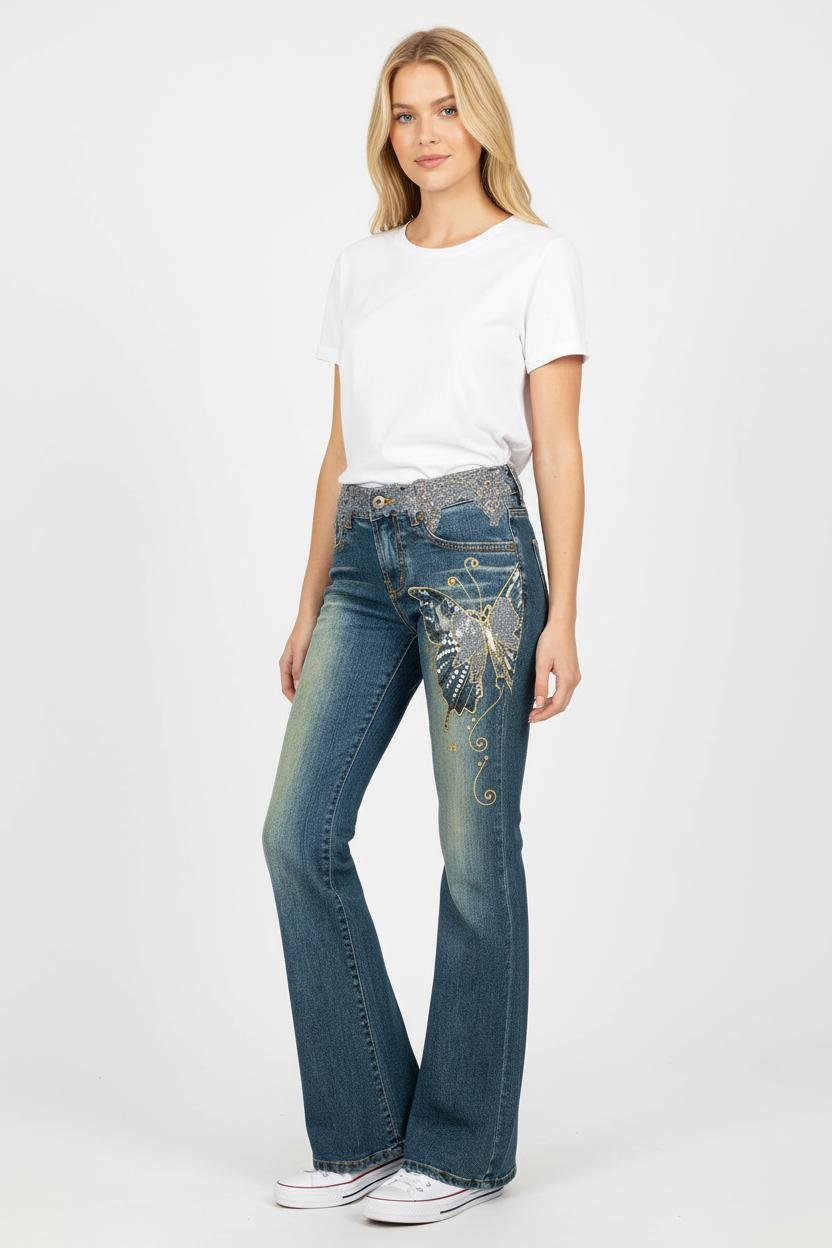 Джинси жіночі Tantra S-1460 вінтажні р. 42 Синій (17852184) - фото 5 Джинси жіночі Tantra S-1460 вінтажні р. 42 Синій (17852184) - фото 5