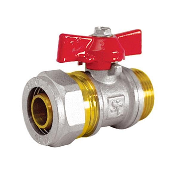 Кран для МП труби SANTAN Premium посилений 20х3/4" З ЧМ (91543)