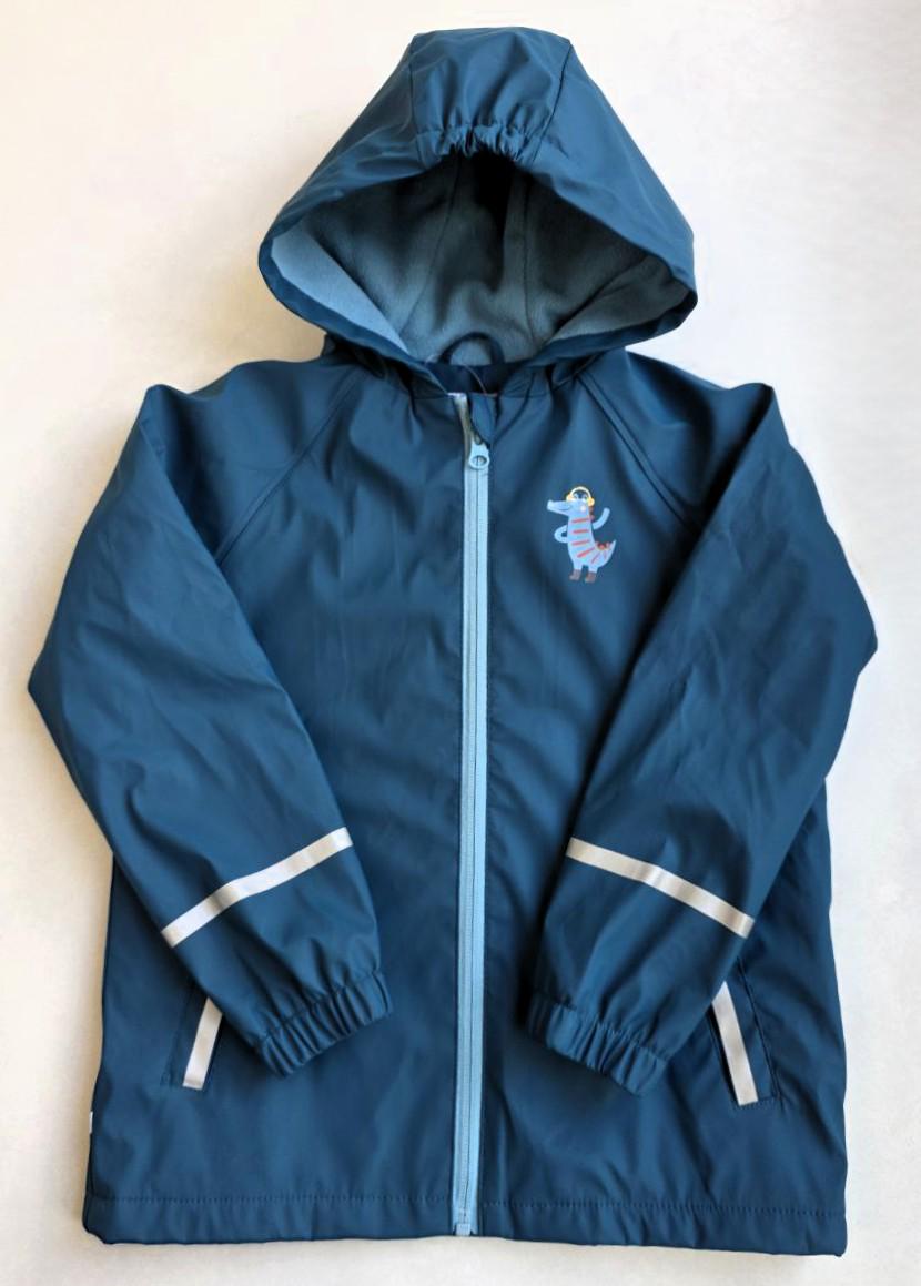 Дождевик-куртка детский Lupilu на флисе грязеотталкивающий 110-116 см (870412)