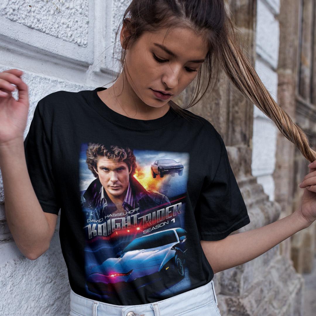 Футболка унісекс Knight Rider Season 1 S Чорний (0000012564)