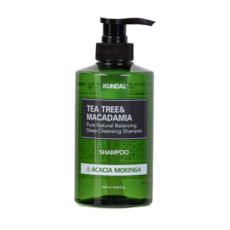 Шампунь балансуючий Kundal Tea Tree & Macadamia Deep Cleansing Shampoo Acacia Moringa Акація Морінга 500 мл (421243)