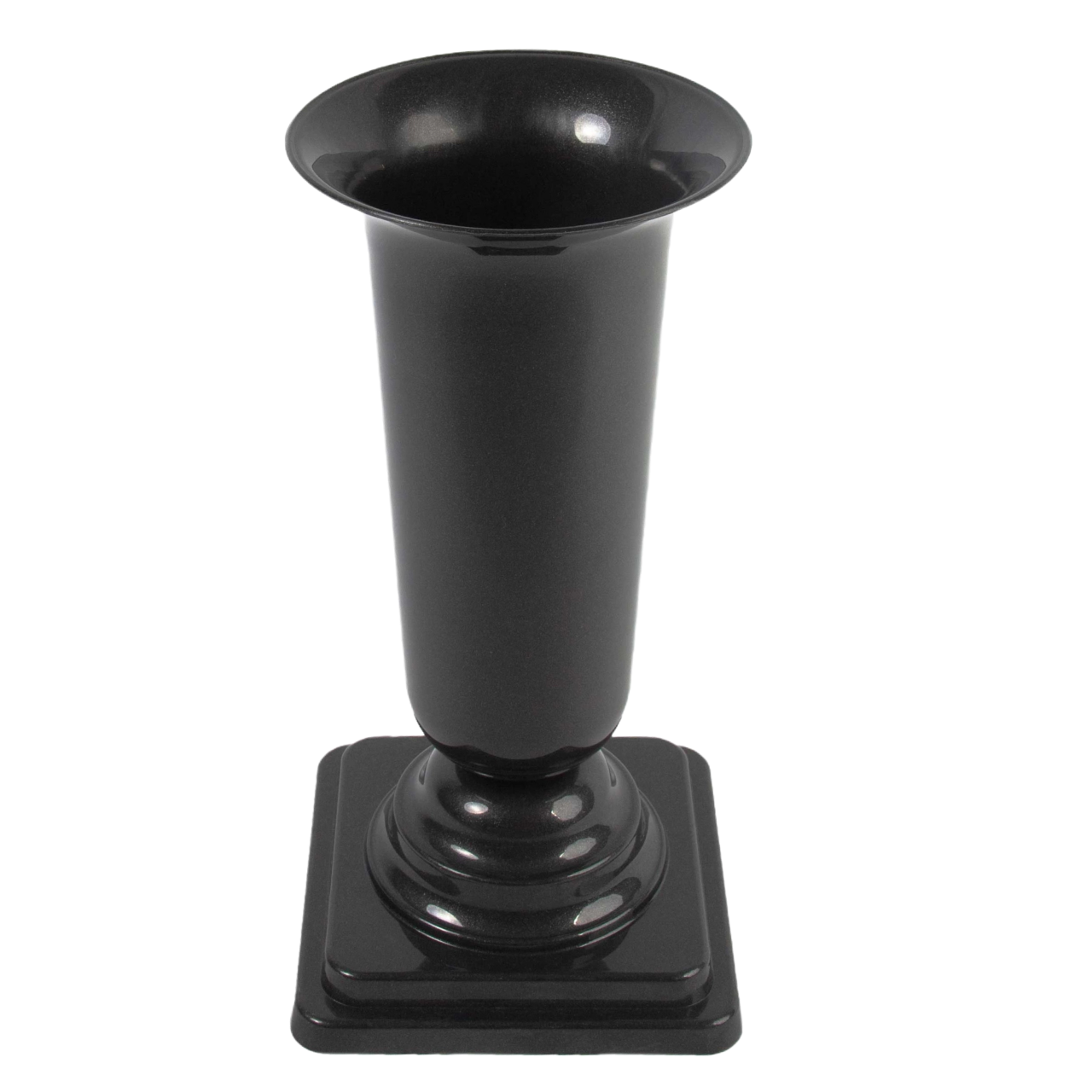 Вазон Дама с подставкой 19,7 см Графитовый (46562) - фото 2 Вазон Дама с подставкой 19,7 см Графитовый (46562) - фото 2