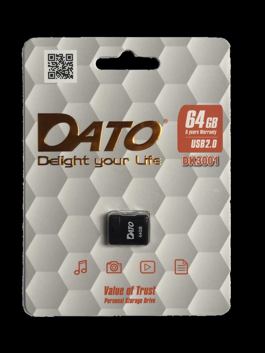 Flash DATO USB 2.0 DK3001 64Gb black (29caa1-15270)