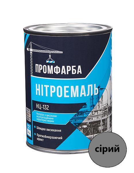 Нитроэмаль НЦ-132 ПРОМФАРБА 0,8 кг 860 мл Серый (3014417562)